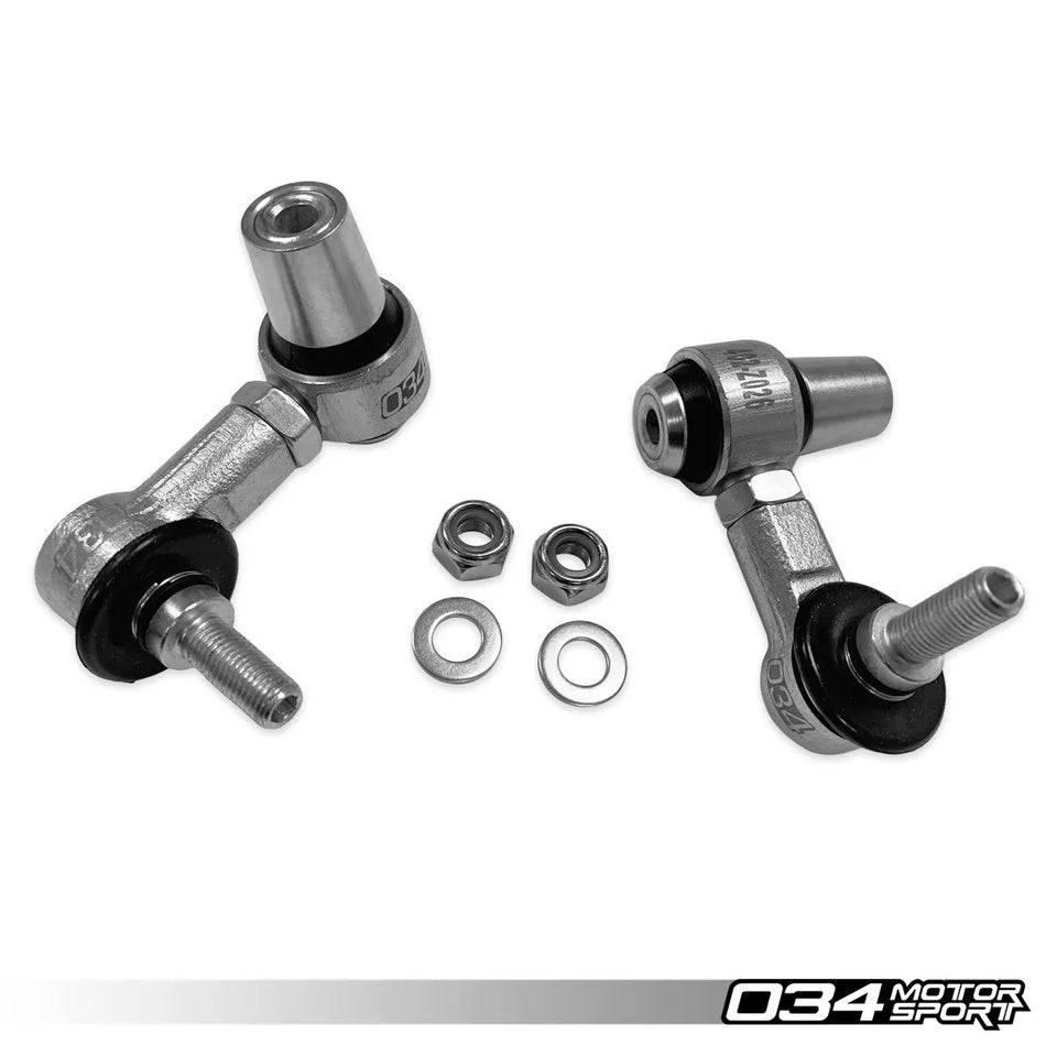 034Motorsport Dynamic+ Adjustable Rear Sway Bar End Link Kit, Volkswagen & Audi MQB and MQB EVO