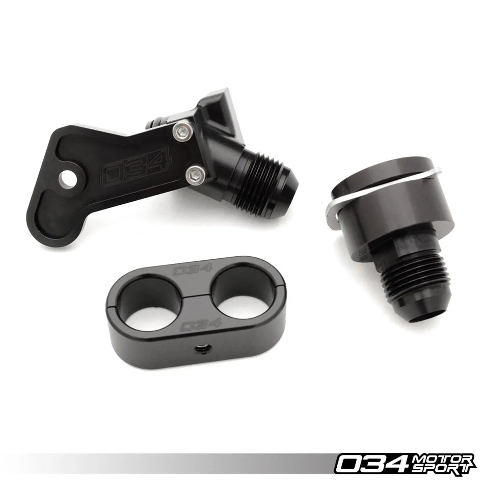 034 Motorsports Billet Catch Can Kit, 8V Audi A3 & MkVII Volkswagen GTI