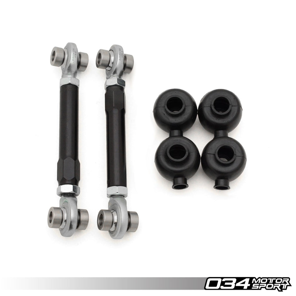 SWAY BAR END LINK, MOTORSPORT, FRONT, ADJUSTABLE B9 AUDI A4/S4, A5/S5/RS5, ALLROAD