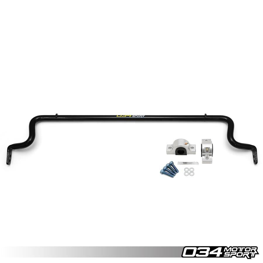 034MOTORSPORT ADJUSTABLE SOLID REAR SWAY BAR, B8/B8.5 AUDI A4/S4/RS4, A5/S5/RS5