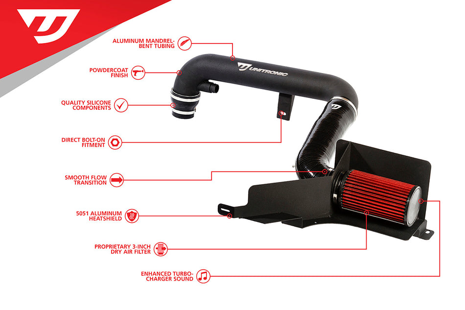 UNITRONIC COLD AIR INTAKE FOR 1.8/2.0 TSI GEN3